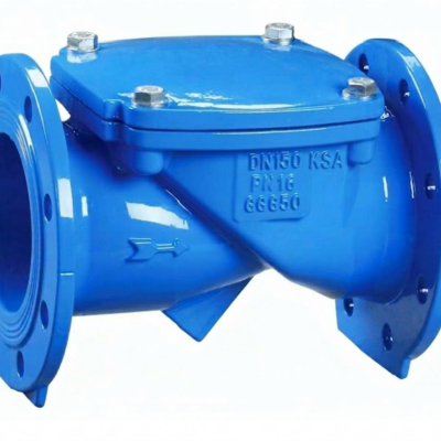 Ductile iron  Rubber flap non return Valves